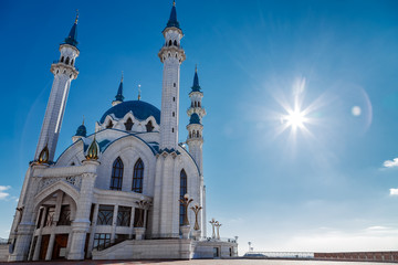 Kul Sharif Mosque at Kazan city Kremlin. Russia, Republic of Tatarstan