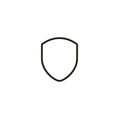 shield icon. sign design