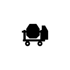 construction vehicle icon. sign design