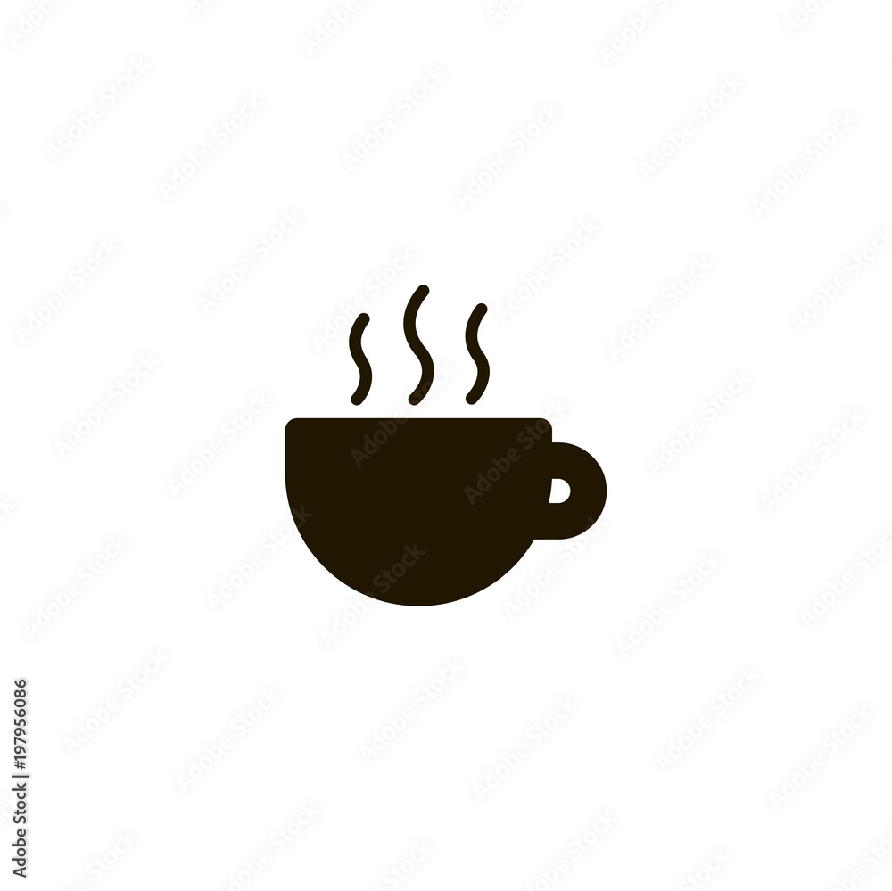 Poster cup icon. sign design