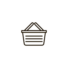 basket icon. sign design