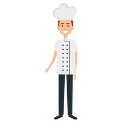 restaurant chef avatar character vector illustration design