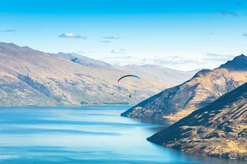 Fototapete Neuseeland Queenstown in New Zealand. The city of adventure and nature.