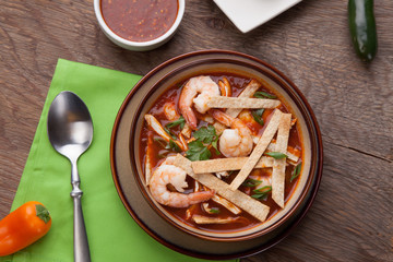 Shrimp Tortilla Soup