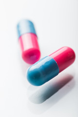 Pharmacy theme, medicine tablets.