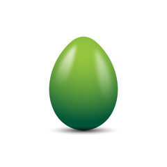 green Easter Eggs vector
