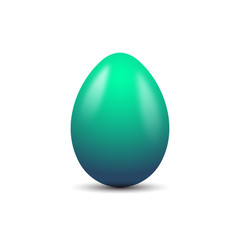 teal Easter Eggs vector