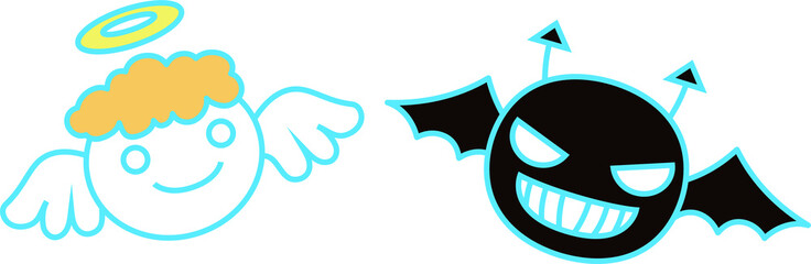 Mini Angel and Mini Demon