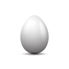 white Easter Eggs vector