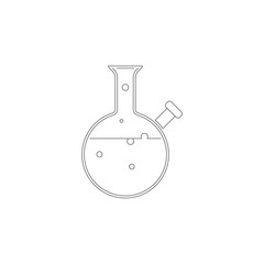 Laboratory flask icon. Simple element illustration. Laboratory flask symbol design template. Can be used for web and mobile