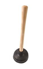 Plunger on white