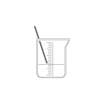 beaker icon. Simple element illustration. beaker symbol design template. Can be used for web and mobile
