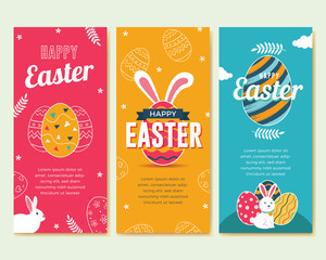 Easter vertical banners