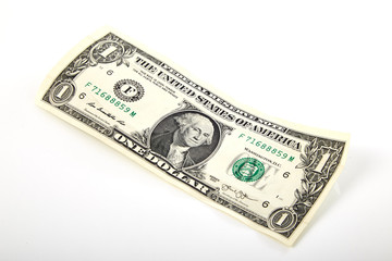 One dollar bil banknote