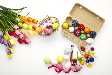 Happy easter day festival holiday