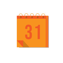 Calendar Icon Flat Design