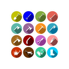 Tools icon. Flat vector icon set
