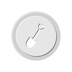 Shovel icon. Vector Illustration