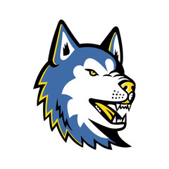 Siberian Husky Dog Mascot