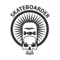 Skateboards Logo Vector Template