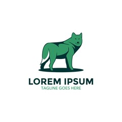 Obraz premium Unique Wolf Logo