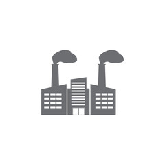 factory icon. Simple element illustration. factory symbol design template. Can be used for web and mobile