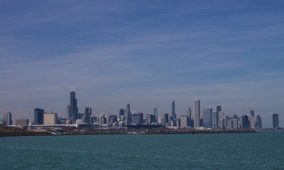 Fototapeta na wymiar City of Chicago Skyline 