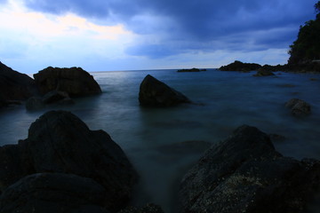 Beautiful beach in a morning.