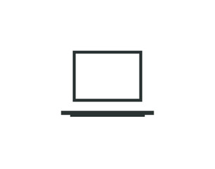 Laptop screen modern icon