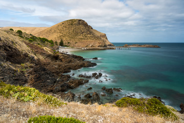 The iconic Second Valley located on the Fleurieu Peninsula South Australia Australia on the 15th...