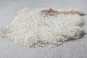 natural carpets made of wool on insulation