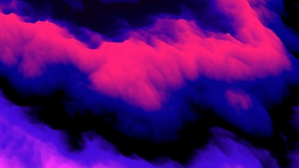 Smoke colorful background. Color explosion. Abstact wallpaper. Multicolor fog. Fractal. Digital art. Fairy. Futuristic. Surreal texture. 3d illustration. Imagination. Creative.