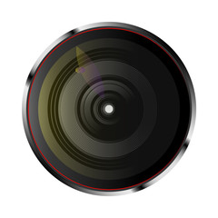 realistic optical camera lens