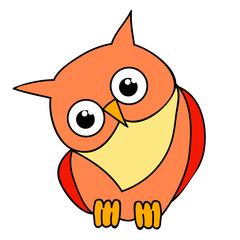 isolated owl, character