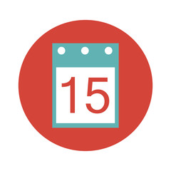 Calendar flat vector icon