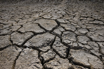 Climate warming dry chapped land