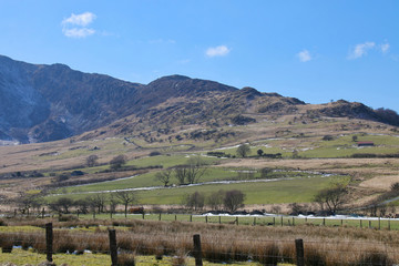 Winter in Snowdonia National Park, Wales, UK
