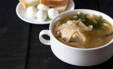 soup with homemade noodles