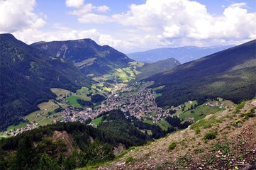Blick auf Wolkenstein