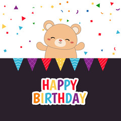 Cute bear illustration