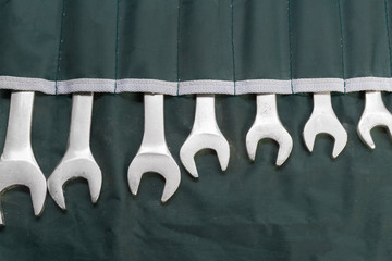 Wrench isolated on white