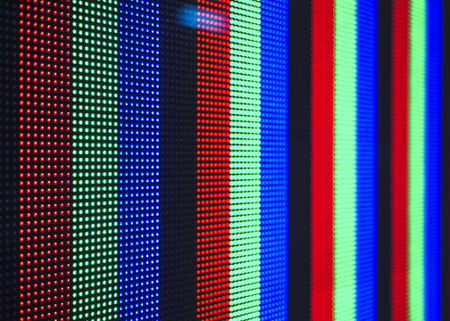 Digital dot colourful Pattern on screen Technology Abstract background