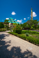 Obraz premium Great mosque of batam, kepuluan riau
