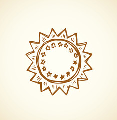 Medal. Vector drawing