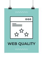 web page quality icon