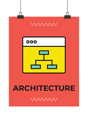 sitemap vector line icon