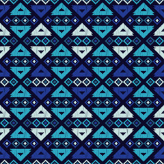 Ethnic boho seamless pattern. Embroidery on fabric. Tribal pattern. Folk motif. Textile rapport.