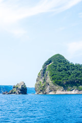 積丹　観光船からの景色　宝島