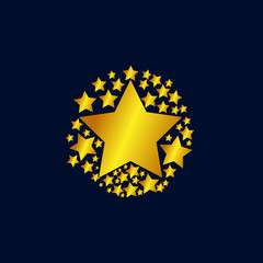 shooting star logo icon