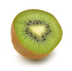 Fototapeta na wymiar Juicy kiwi fruit isolated on white background